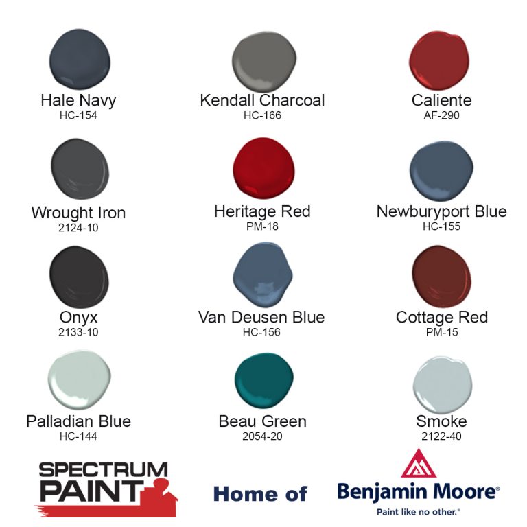 Benjamin Moore S Most Popular Accent Colors 2019 Resource Center Spectrum Paint Top Quality Coatings Solutions - Benjamin Moore Most Popular Paint Colors 2019