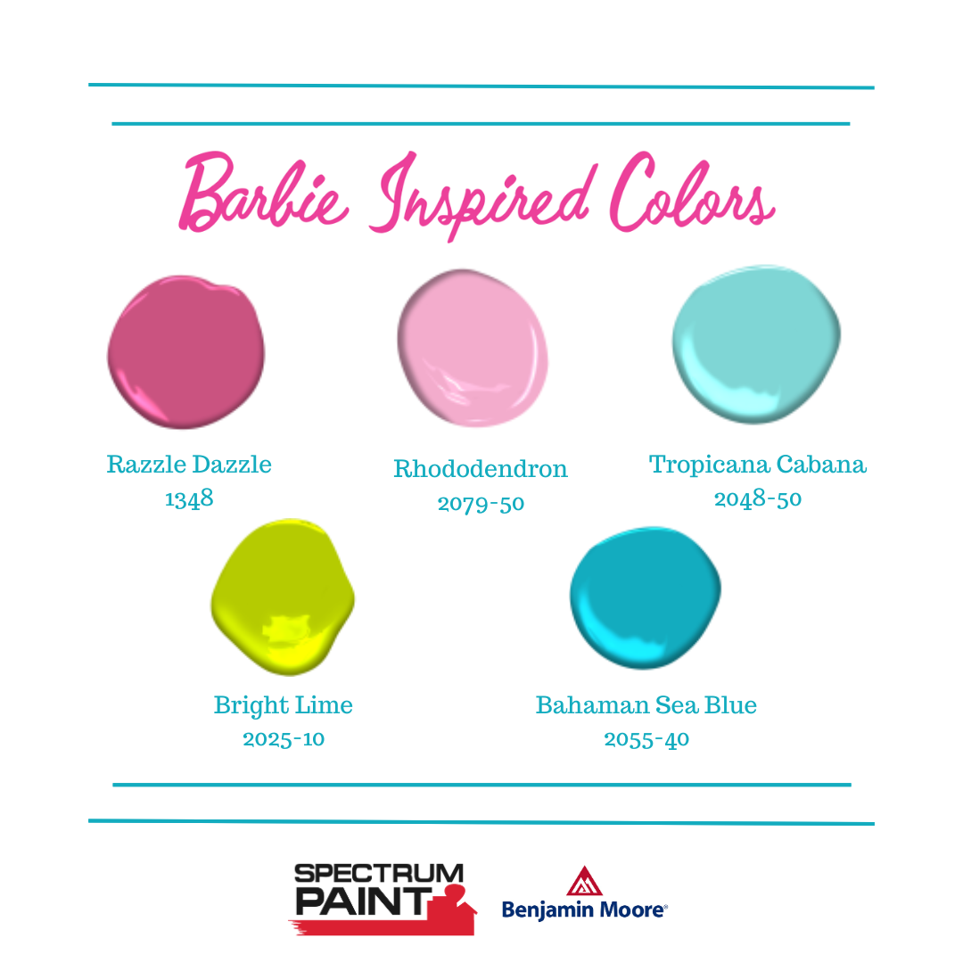 Barbie Inspired Paint Colors - Resource Center - Spectrum Paint - Top ...