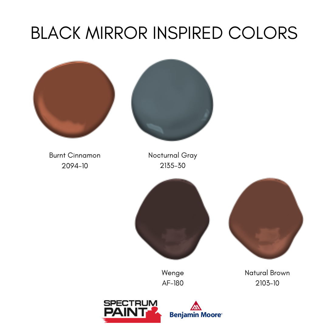 black mirror paint color inspiration