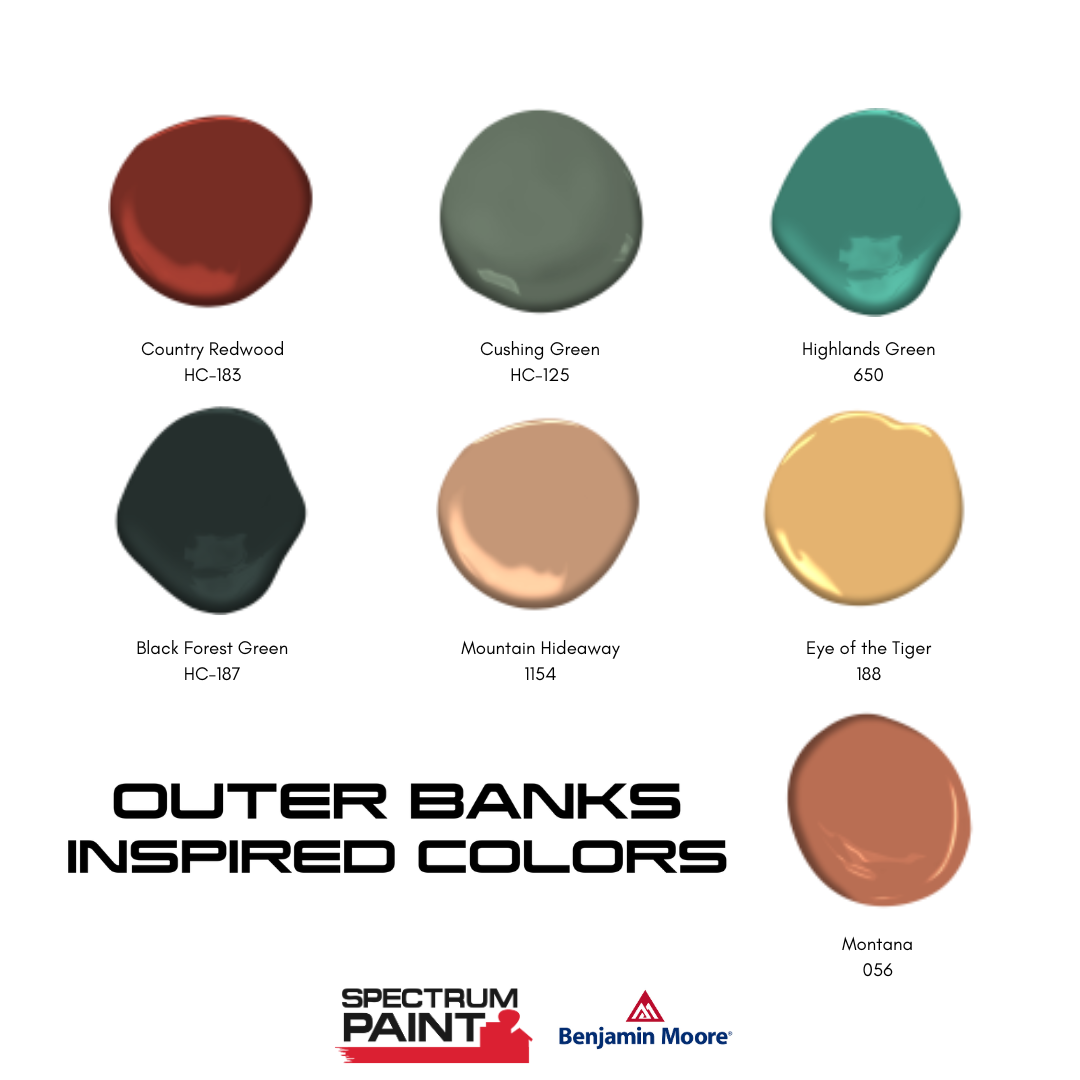 outer banks inspired paint colors