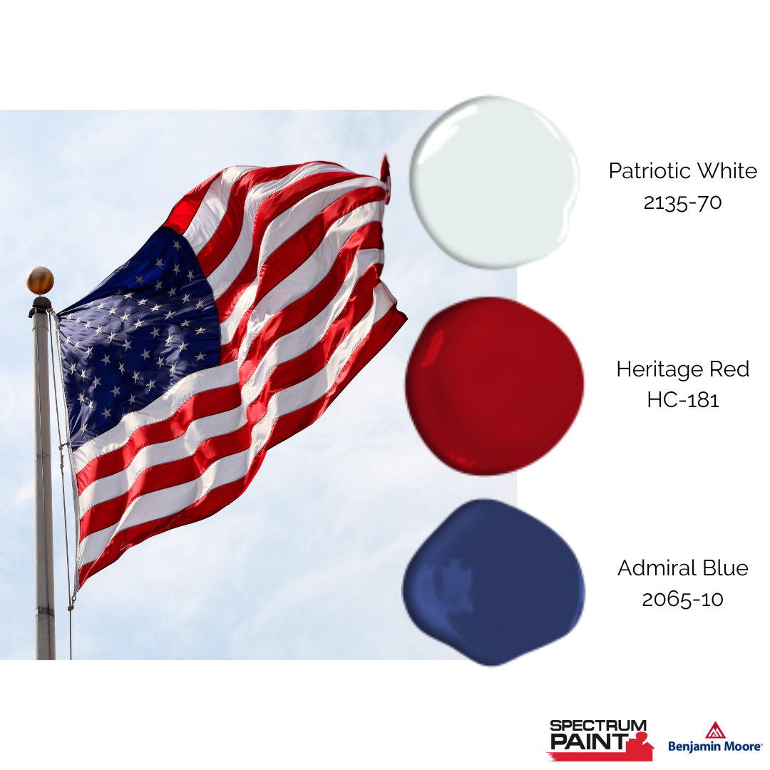 Benjamin Moore 4th of July Inspired Colors