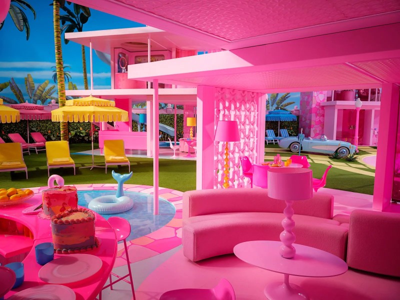 Barbie's Dreamhouse: Photo from Architectural Digest