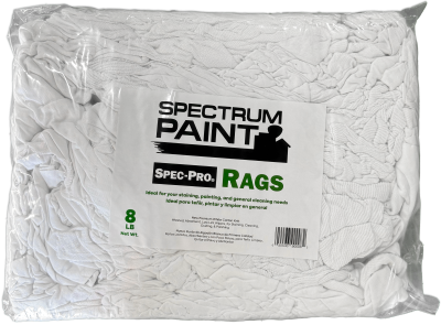 White ECO Rags - 8 Lb. 