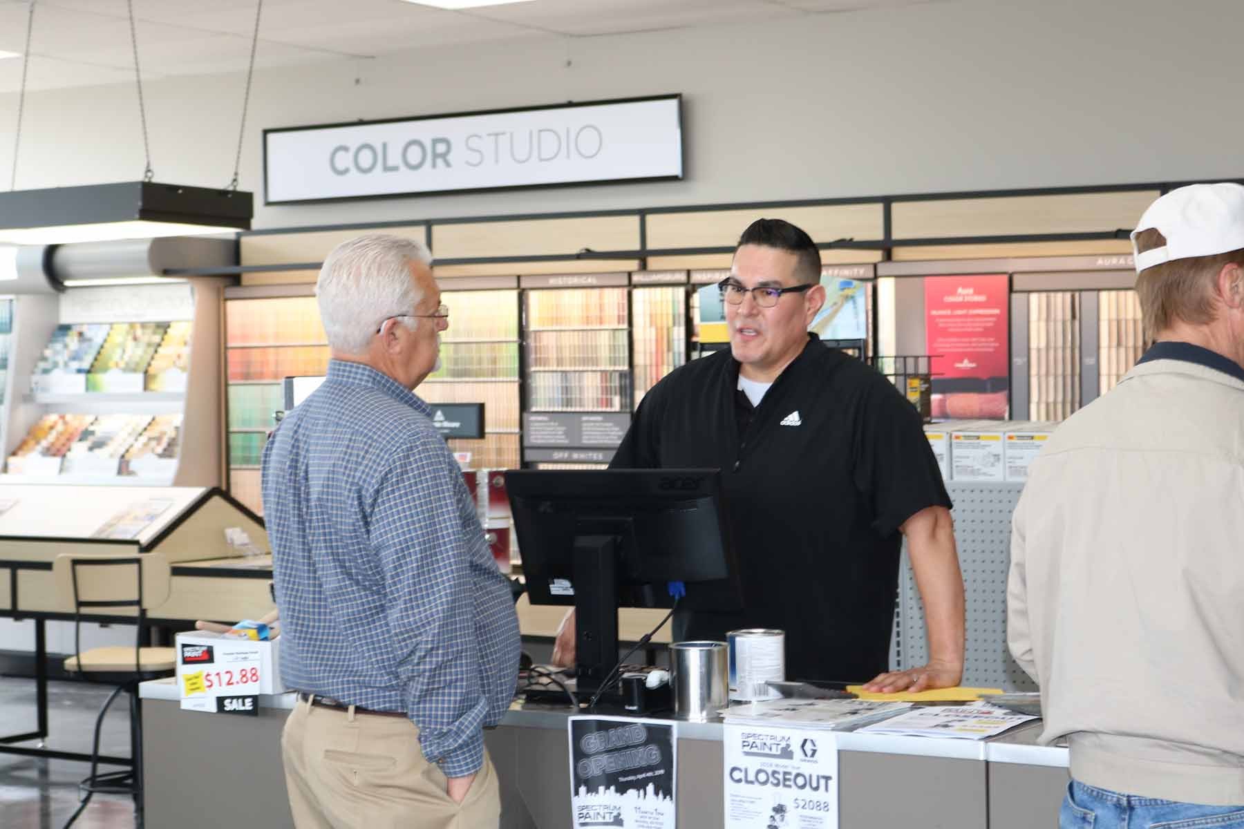 Counter Sales Paint Store Employee